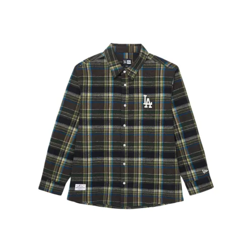 New Era Зеленые Унисекс Рубашки