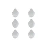 Улучшенный - Светло-белый, Серый, 3 пары/6 штук + Обувь, Защитные наклейки