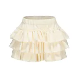 Заварной двухслойный, внутренняя одежда и внешняя сторона с флисовой подкладкой, шорты-юбка