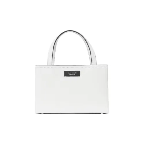 Kate Spade Sam Кожа Тоут Сумка Сумка для покупок Сумка Мини Women's White