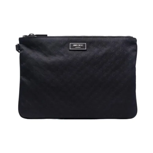 Jimmy Choo Nylon Clutch Standard Men's Black