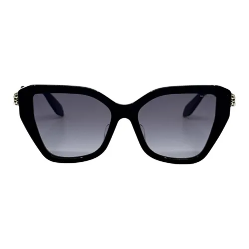 BVLGARI Ацетат Кошачий глаз Солнцезащитные очки Унисекс Черный