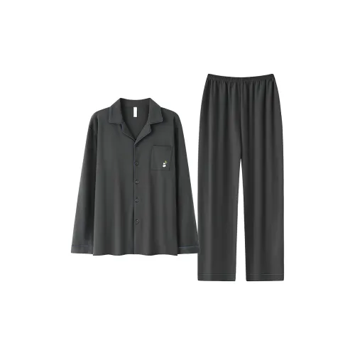 Pretty lady Темно-серый Мужской Пижамный комплект