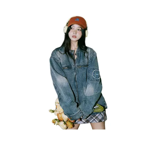 Pirkadat Синий Унисекс Джинсовые куртки