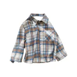 XTY-Вельвет Рубашка (Желтая Клетка)