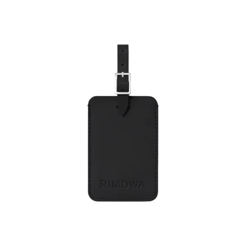RIMOWA С рельефной кожей наппа ярлык для багажа черный