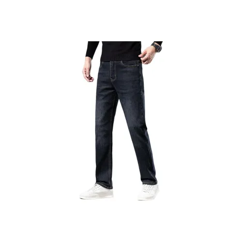 YUQIAN Туманно-голубой Мужские Джинсы