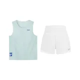 Синяя майка + белая сумка для воды