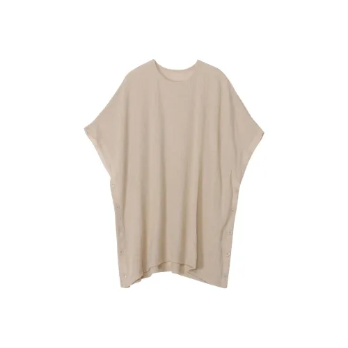 Yohji Yamamoto Ground Y FW25 SPIDER WEB KNIT SIDE BUTTON SHORT SLEEVED SHIRT KNIT Unisex