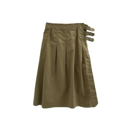 LOWEAR Пряжка Fleats Wrap Юбка Повседневная Длинная Юбка Женская