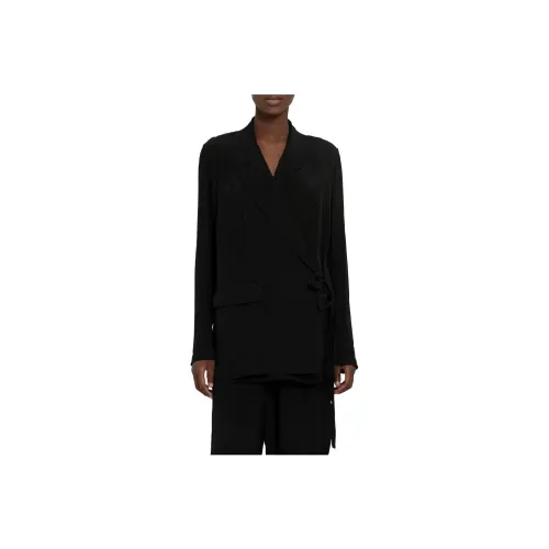 UMA WANG Черные Женские Рубашки