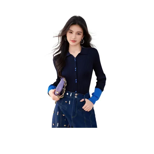 ZVJH Черный Женский Трикотаж