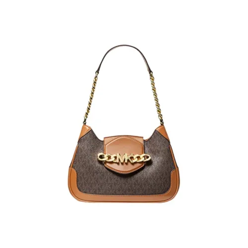 MICHAEL KORS Hally Искусственная кожа Сумка через плечо Женская Темно-коричневая