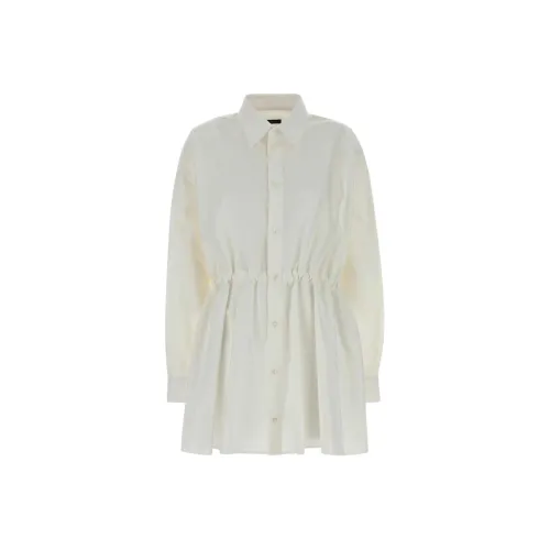 Balenciaga FW25 Длинное платье с длинными рукавами обычный крой женское