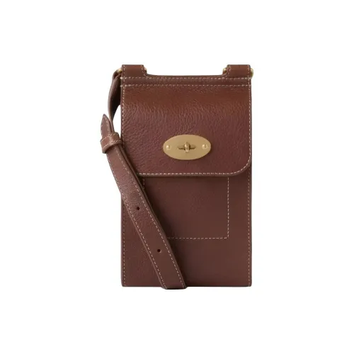 Mulberry Чехол для телефона из кожи мужской цвет умбра