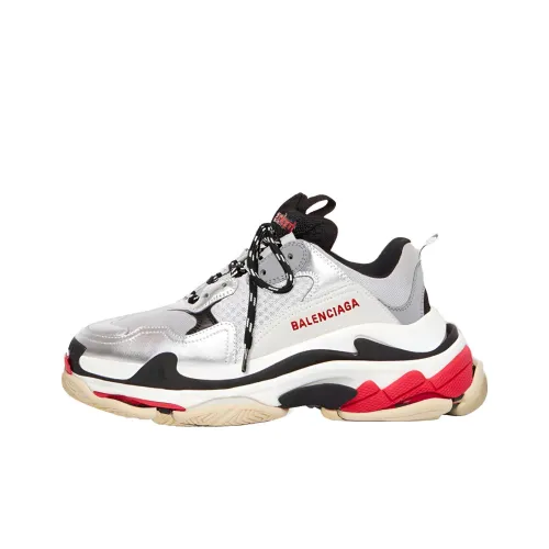 Balenciaga Triple S TRAINERS Низкий Топ Толстая Подошва Кроссовки Мужские Белые