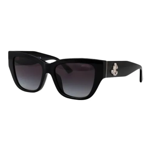 Jimmy Choo Ацетат Квадратные Солнцезащитные Очки Женские Черные