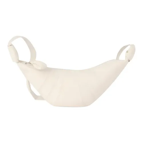 Lemaire Croissant series Сумка из льна холста полумесяц через плечо маленькая женская Almond Milk