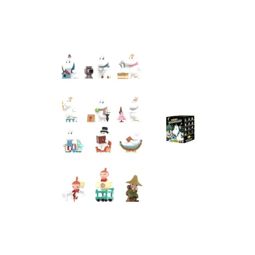 POP MART Moomin's Life Blind Boxes Single Mystery Box Full Box 12 Pack POP MART Moomin's Life Слепые коробки Один Mystery коробка Полная коробка 12 шт