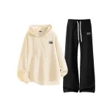 Светлый бежевый (Mb Sunset Coconut Island Логотип на груди) + Черный (Mb Sunset Coconut Island Логотип на штанах)