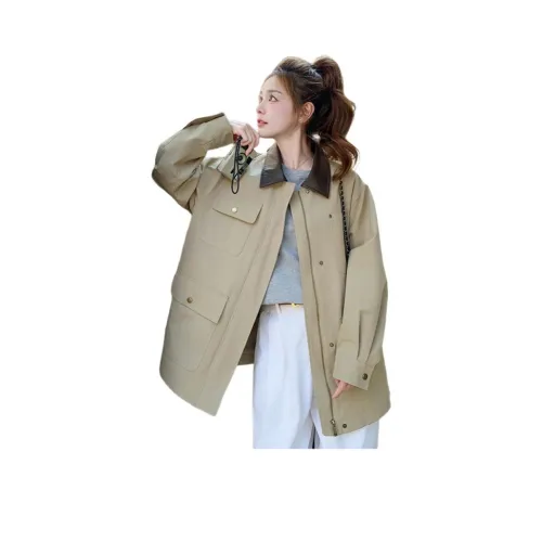 MEXICAN Хаки Женская тренч-куртка