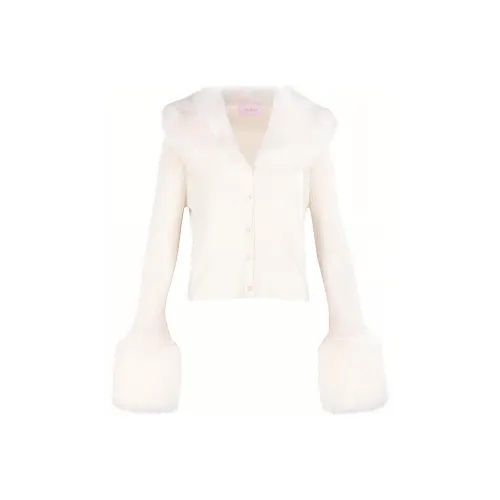 Selkie Коллекция FW23 Трикотажная ткань Кардиган Женские Цвет слоновой кости