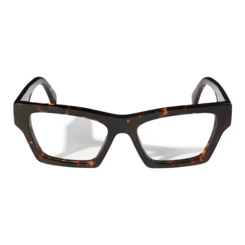 OFF Белый Ацетат Квадратные Оправы для Очков Унисекс Коричневый