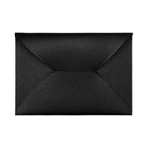 HERMES Chevre Mysore Шевро Конверт Сумка Клатч Унисекс 89 Черный