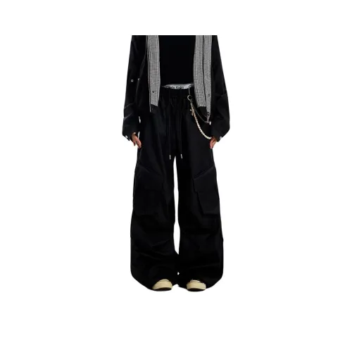 A Chock Черные Унисекс Карго Брюки