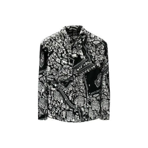 CAT'S PAW Черный Унисекс Рубашки