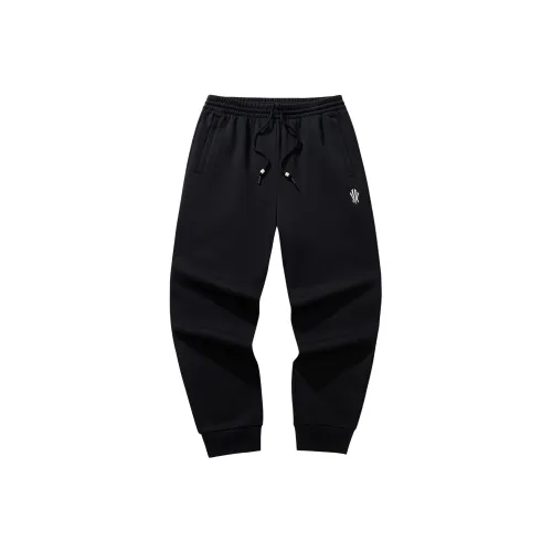 ANTA Черные Унисекс Вязаные Тренировочные Штаны