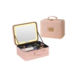 Вишневый цветок Розовый (Высококачественный LED Кейс для Макияжа)