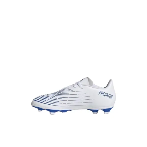 Adidas Устойчивые к истиранию низкие детские футбольные бутсы белые и синие для детей