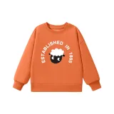 Теплый оранжевый/RB Овца+RB Белый текст Этикетка Средний Силикон BK