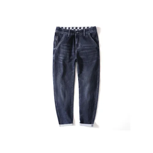 CHAORENBANG Синий Мужской Джинсы