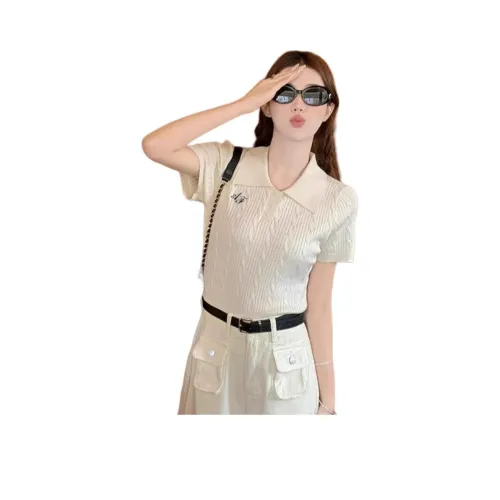 STYUW Абрикос Женский Трикотаж