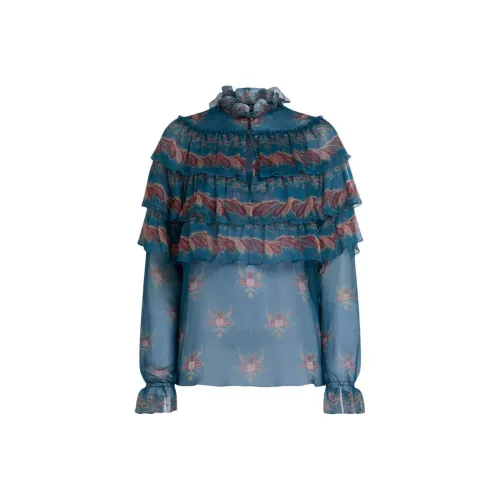 ETRO Светло-синие Женские Рубашки