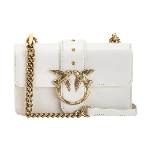 PINKO SIMPLY Коровья кожа Сумка через плечо Женская Белая