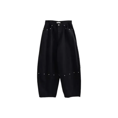 LOWEAR Stud Ballon Широкие Хлопковые Брюки Карго Женские