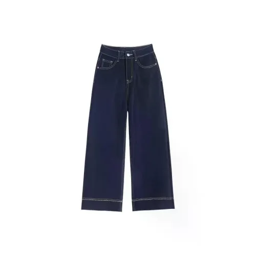 ZXBY Джинсовый синий Женские джинсы