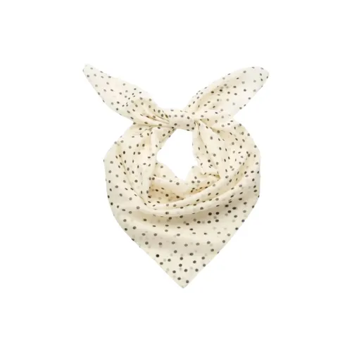 MAGDA BUTRYM Шелковые вязаные шарфы Женские Кремовый