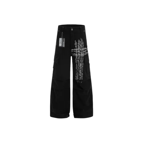 DAND Черные Унисекс Карго Брюки