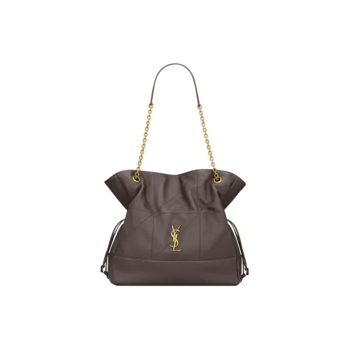 SAINT LAURENT Jamie Кожа Тоут Сумка Сумка для покупок Сумка Сумка через плечо Женская Серый