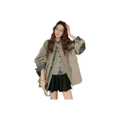 REMOULD Серый Женский Короткий Пальто