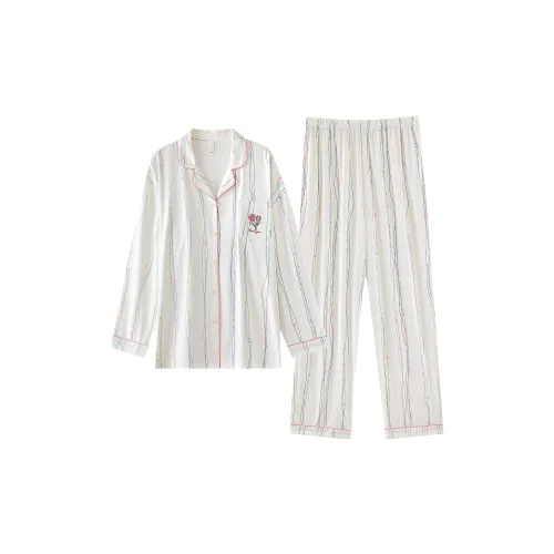PBENO PD Белый Женский Пижамный Комплект