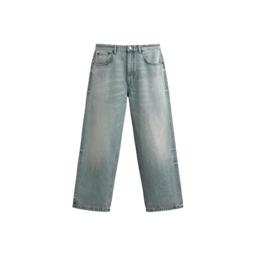 ZARA Aqua Blue Men's Jeans ZARA Аква-синий Мужские Джинсы