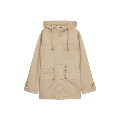 ZARA Коричневые Женские Куртки