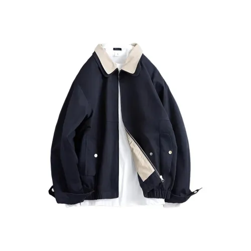 SLLAVIF Темно-синие мужские куртки