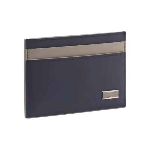 BVLGARI B.Zero1 Series Держатель для карт из телячьей кожи стандартный мужской синий