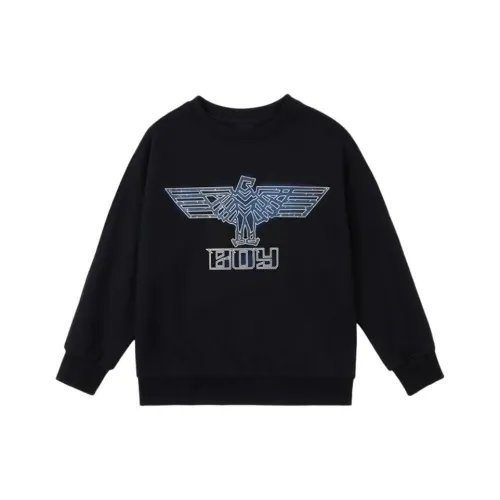 BOY JUNIOR Черный Kids Свитшоты